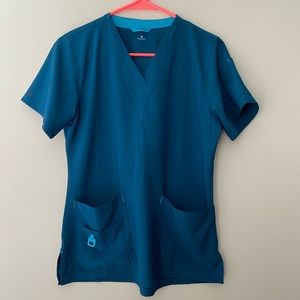 CLOSEOUT SALE!! Carhartt Teal Scrub Shirt